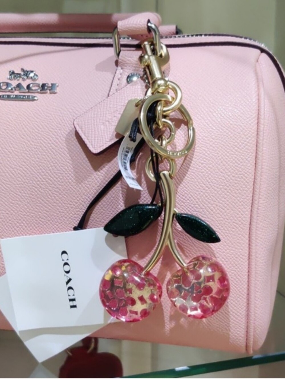 New! 💞Signature Cherry Bag Charm💞